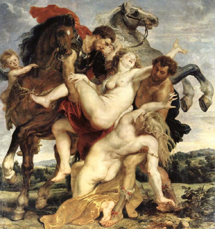 Peter Paul Rubens Rovet of Leucippus daughter